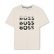BOSS Maglietta beige a maniche corte