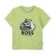 BOSS T-shirt vert à manches courtes