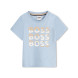 BOSS Blauw t-shirt met korte mouwen