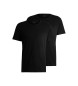 BOSS Set van 2 relaxed fit T-shirts Zwart