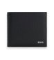 BOSS Cartera de Piel Derwil negro