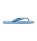 BOSS Tongs avec logo turquoise