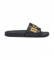 BOSS Kirk slippers zwart