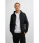 BOSS Schwarze wattierte Jacke schwarz