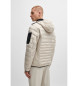 BOSS Beigefarbene Steppjacke