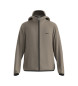 BOSS Chaqueta de tejido marrón verdoso