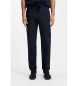 BOSS Pantaloni chino blu navy a gamba dritta