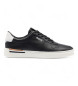 BOSS Clint leather trainers black