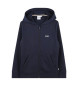 BOSS Cardigan con cappuccio blu scuro