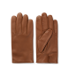 BOSS Grawerowane brązowe rękawiczki BOSS Grawerowane brązowe rękawiczki