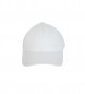 BOSS Odważna zakrzywiona czapka biała