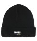 BOSS Gorro de malha preto