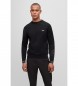 BOSS Rolet Pullover schwarz