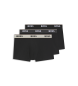 BOSS Conjunto 3 Calções boxer com logótipos na cintura preto