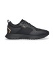 BOSS Sneaker in materiali misti con mesh e dettagli branding Nero