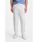 BOSS Pantalon droit avec passepoil blanc