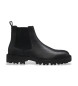 BOSS Julyo Cheb Lederstiefeletten schwarz