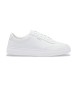 BOSS Kieran leather trainers white