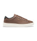 BOSS Kieran Tenn Leather Sneakers brown