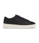 BOSS Kieran Tenn - Baskets en cuir noir
