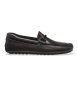 BOSS Leder-Mokassins Noel Mocc braun