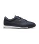 BOSS Scarpe da ginnastica in pelle Nitan Lowp blu navy