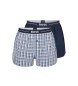 BOSS Pack 2 NOS EW 2P boxer shorts azul marinho, marinha