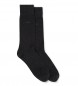 BOSS Pakke med 2 par mørkegrå sokker
