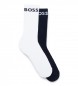 BOSS 2-Paar-Pack Sport-Socken navy, weiß