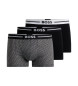 BOSS Pack 3 Boxers Bold Design navy