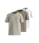 BOSS Pacote 3 camisetas multicolor