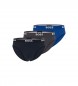 BOSS 3er-Pack Power-Slips Blau, Marineblau, Grau