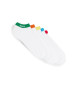 BOSS Conjunto de 5 pares de meias brancas Rainbow Socks