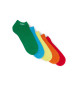 BOSS Paket 5 parov raznobarvnih mavričnih nogavic