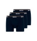 BOSS Pakke med 3 navy logo-boksere