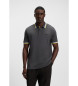 BOSS Paddy grijs poloshirt