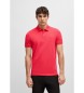 BOSS Paddy red pique polo shirt