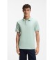 BOSS Polo turchese slim fit