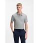BOSS Polo Slim Fit gris