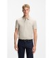 BOSS Polo Slim Fit beige