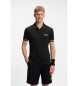 BOSS Pólo Active slim fit preto