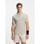 BOSS Active slim fit beige polo