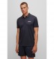 BOSS Polo shirt with navy polka dots