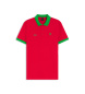 BOSS Polo Padddy con detalles de bandera rojo