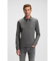 BOSS Polo Slim Fit Pique grau