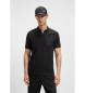 BOSS Urban Tech zwarte polo