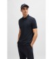 BOSS Pio navy polo shirt