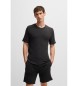 BOSS Top de pijama preto