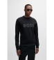 BOSS Sweatshirt Salbo schwarz