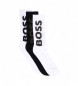 BOSS Set de 3 Calcetines con logotipo blanco, negro